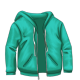 HoodieDownTurquoise.png