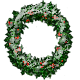 Frosted Holly Wreath - The Wajas Wiki