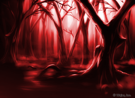Murky Forest Red Wallpaper - The Wajas Wiki
